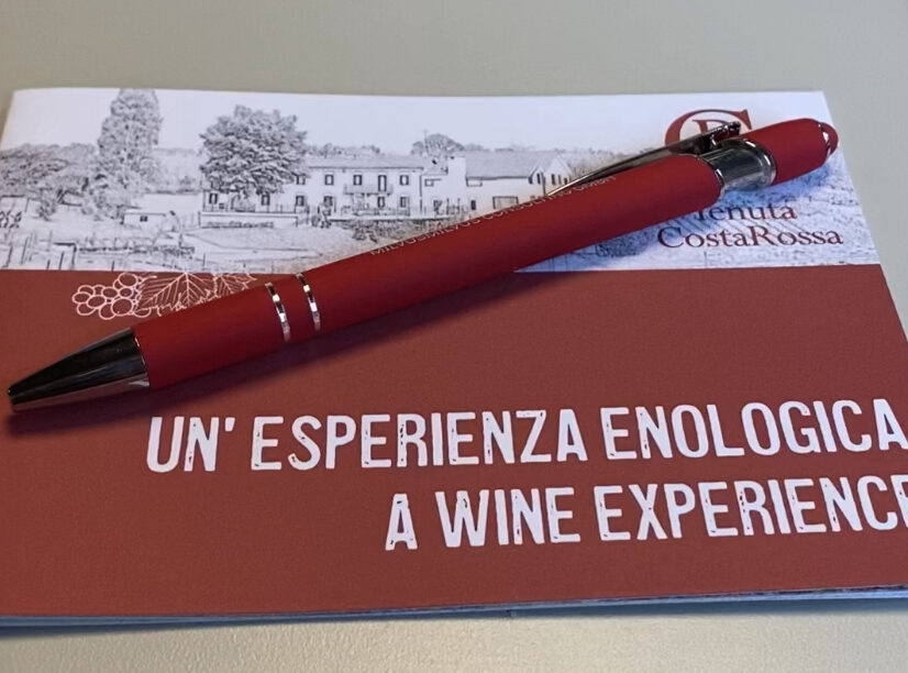Wine tasting booklet